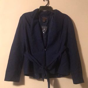 New Chadwick’s Navy Size 16 Belted Blazer